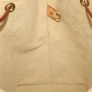 LOUIS VUITTON Nomad Leather Petit Noe Shoulder Bag Beige M85003 LV Auth 42829AV-22