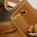 LOUIS VUITTON Nomad Leather Petit Noe Shoulder Bag Beige M85003 LV Auth 42829AV-7