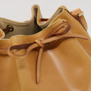 LOUIS VUITTON Nomad Leather Petit Noe Shoulder Bag Beige M85003 LV Auth 42829AV-8