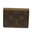 LOUIS VUITTON Monogram Reverse Portefeuille Zoe Trifold Wallet M80725 LV 42887-2