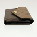LOUIS VUITTON Monogram Reverse Portefeuille Zoe Trifold Wallet M80725 LV 42887-3