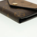 LOUIS VUITTON Monogram Reverse Portefeuille Zoe Trifold Wallet M80725 LV 42887-14