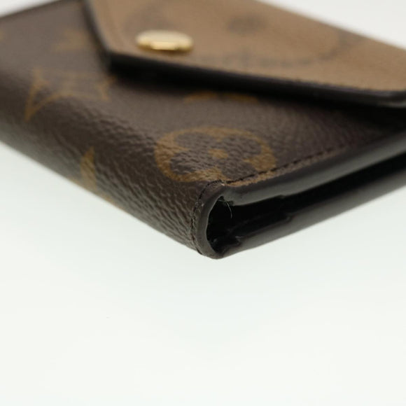 LOUIS VUITTON Monogram Reverse Portefeuille Zoe Trifold Wallet M80725 LV 42887