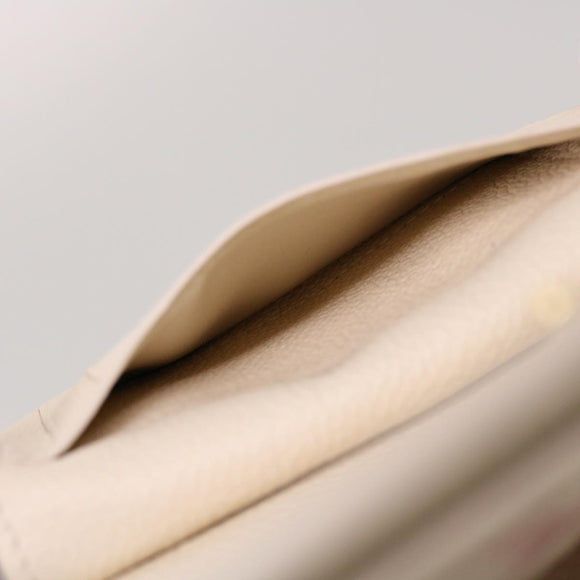 LOUIS VUITTON Monogram Empreinte Portefeuille Clare Wallet White M81927 42904S