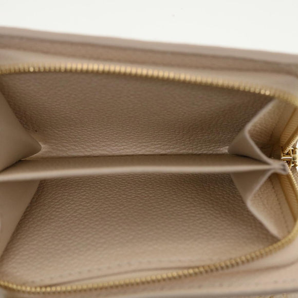 LOUIS VUITTON Monogram Empreinte Portefeuille Clare Wallet White M81927 42904SM