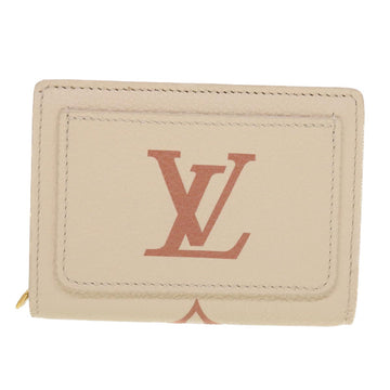 LOUIS VUITTON Monogram Empreinte Portefeuille Clare Wallet White M81927 42904S - 0