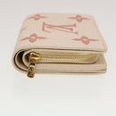 LOUIS VUITTON Monogram Empreinte Portefeuille Clare Wallet White M81927 42904SM-3