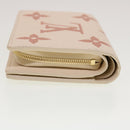 LOUIS VUITTON Monogram Empreinte Portefeuille Clare Wallet White M81927 42904SM-4