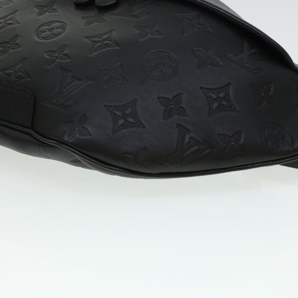 LOUIS VUITTON Monogram Shadow Discovery Bum Bag PM Body Bag M46036 Auth 43553SAM