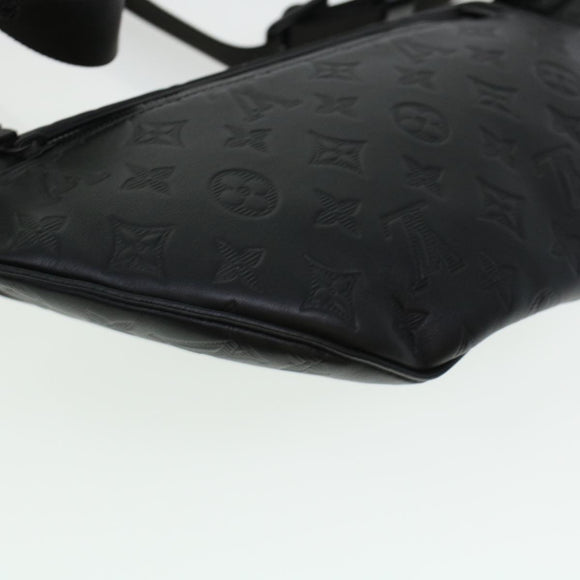 LOUIS VUITTON Monogram Shadow Discovery Bum Bag PM Body Bag M46036 Auth 43553SAM