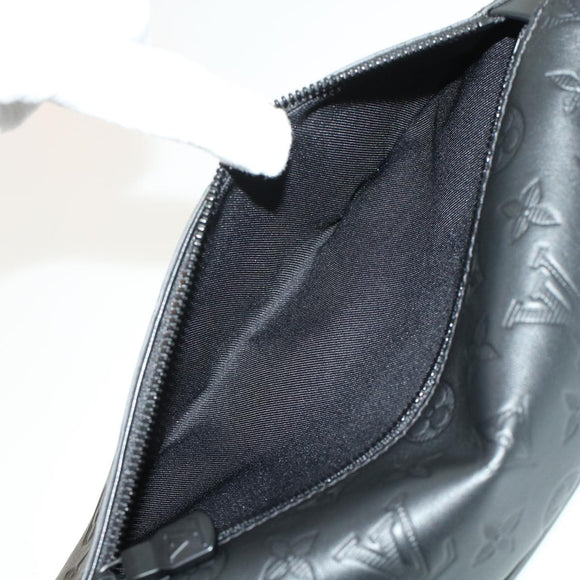 LOUIS VUITTON Monogram Shadow Discovery Bum Bag PM Body Bag M46036 Auth 43553SAM