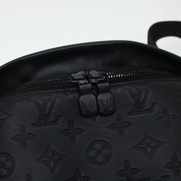 LOUIS VUITTON Monogram Shadow Discovery Bum Bag PM Body Bag M46036 Auth 43553SA
