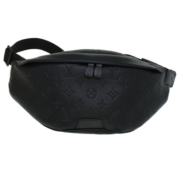 LOUIS VUITTON Monogram Shadow Discovery Bum Bag PM Body Bag M46036 Auth 43553SAM