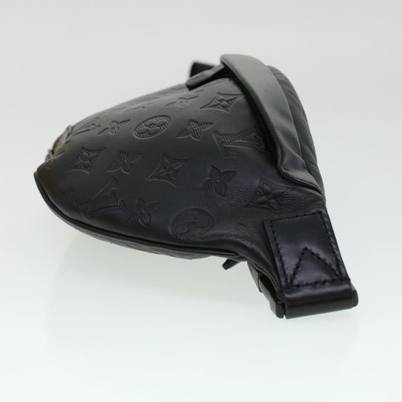 LOUIS VUITTON Monogram Shadow Discovery Bum Bag PM Body Bag M46036 Auth 43553SAM