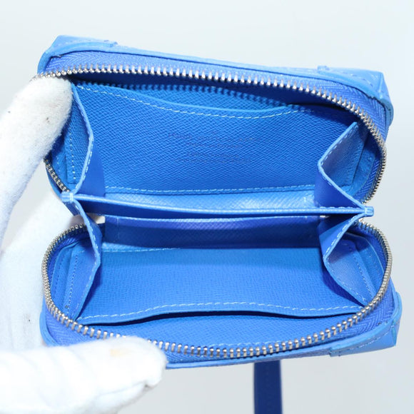 LOUIS VUITTON Monogram Clouds Soft Trunk Pouch Blue M45440 Auth 43556SM