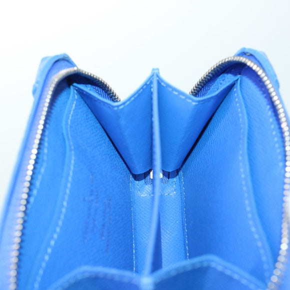 LOUIS VUITTON Monogram Clouds Soft Trunk Pouch Blue M45440 Auth 43556SM