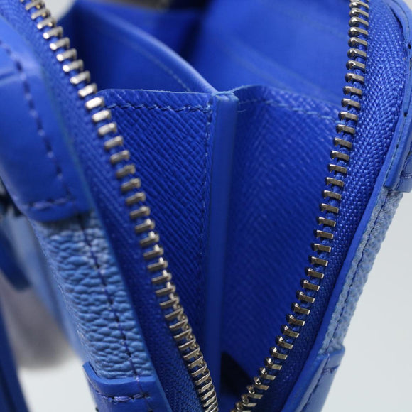 LOUIS VUITTON Monogram Clouds Soft Trunk Pouch Blue M45440 Auth 43556SM