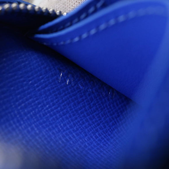 LOUIS VUITTON Monogram Clouds Soft Trunk Necklace Pouch Blue M45440 Auth 43556S