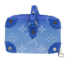 LOUIS VUITTON Monogram Clouds Soft Trunk Pouch Blue M45440 Auth 43556SM-2