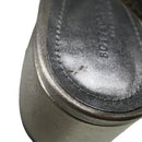 BOTTEGA VENETA High Heels Leder Silber Auth 43791-11