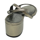 BOTTEGA VENETA High Heels Leather Silver Auth 43791-15