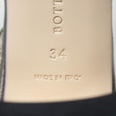 BOTTEGA VENETA High Heels Leder Silber Auth 43791-19