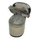 BOTTEGA VENETA High Heels Leather Silver Auth 43791-4