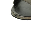 BOTTEGA VENETA High Heels Leather Silver Auth 43791-6