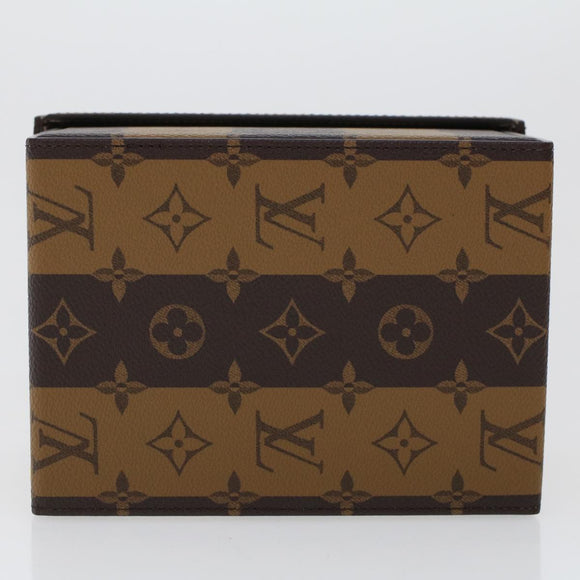 LOUIS VUITTON Streifen-Tiger Kartonschachtel NIGO Case Braun GI0718 LV Auth 43816SM