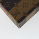 LOUIS VUITTON Stripe Tiger Cardboard Box NIGO Case Brown GI0718 LV Auth 43816SM-20