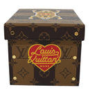 LOUIS VUITTON Stripe Tiger Cardboard Box NIGO Case Brown GI0718 LV Auth 43816SM-3