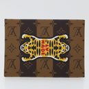 LOUIS VUITTON Stripe Tiger Cardboard Box NIGO Case Brown GI0718 LV Auth 43816SM-5