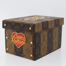 LOUIS VUITTON Streifen-Tiger Kartonschachtel NIGO Case Braun GI0718 LV Auth 43816SM-7