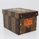 LOUIS VUITTON Streifen-Tiger Kartonschachtel NIGO Case Braun GI0718 LV Auth 43816SM-8