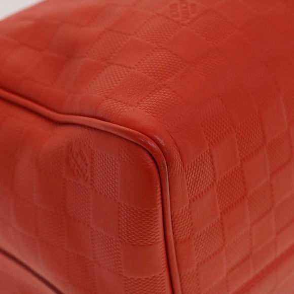 LOUIS VUITTON Damier Infini Keepall Bandouliere 45 Fusion N41142 Auth 43817SAM