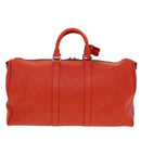 LOUIS VUITTON Damier Infini Keepall Bandouliere 45 Fusion N41142 Auth 43817SAM-2