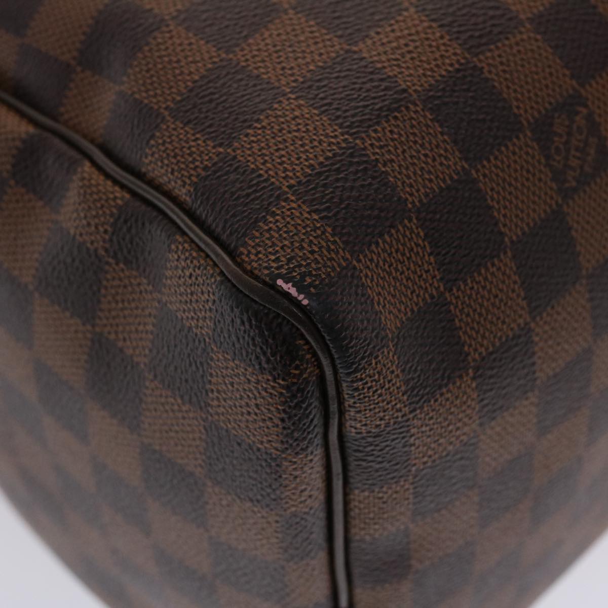 LOUIS VUITTON Damier Ebene Speedy 30 Hand Bag N41364 LV Auth 43860