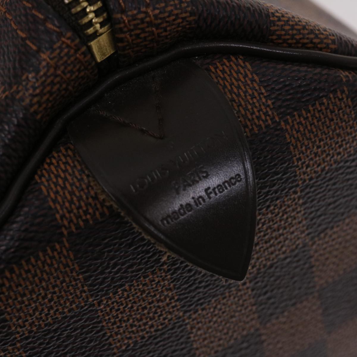 LOUIS VUITTON Damier Ebene Speedy 30 Hand Bag N41364 LV Auth 43860