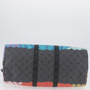 LOUIS VUITTON Eclipse Pumpkin LV × YK Keepall Bandouliere 45 M46441 Auth 44061SM-5