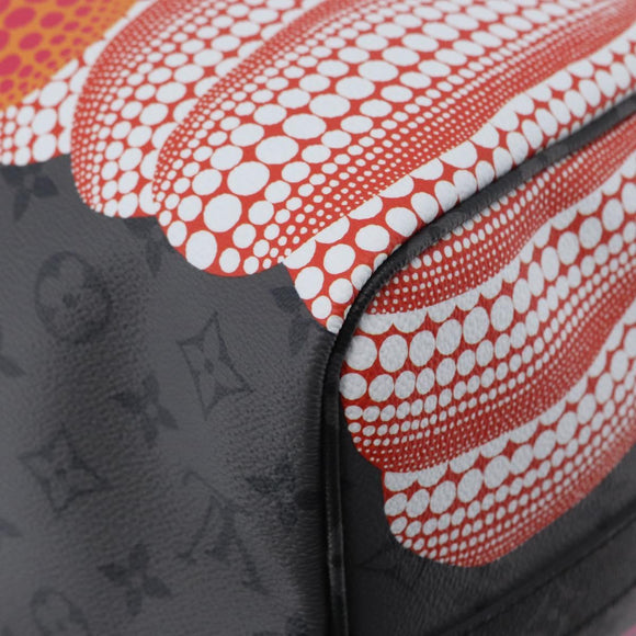 LOUIS VUITTON Eclipse Pumpkin LV × YK Keepall Bandouliere 45 M46441 Auth 44061SM