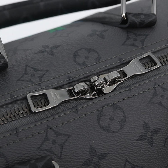 LOUIS VUITTON Eclipse Pumpkin LV × YK Keepall Bandouliere 45 M46441 Auth 44061SM