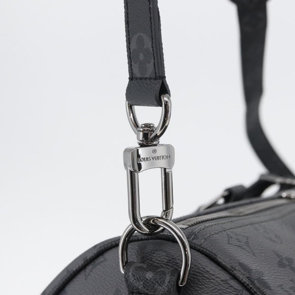LOUIS VUITTON Eclipse Pumpkin LV × YK Keepall Bandouliere 45 M46441 Auth 44061SM
