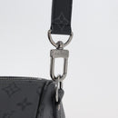 LOUIS VUITTON Eclipse Pumpkin LV × YK Keepall Bandouliere 45 M46441 Auth 44061SM-23