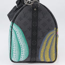 LOUIS VUITTON Eclipse Pumpkin LV × YK Keepall Bandouliere 45 M46441 Auth 44061SM-3