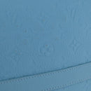 LOUIS VUITTON Keepall Bandouliere 50 Taurillon Leather Blue M21713 Auth 44062SM-6