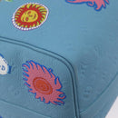 LOUIS VUITTON Keepall Bandouliere 50 Taurillon Leather Blue M21713 Auth 44062SM-19