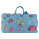 LOUIS VUITTON Keepall Bandouliere 50 Taurillon Leather Blue M21713 Auth 44062SM-13