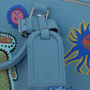 LOUIS VUITTON Keepall Bandouliere 50 Taurillon Leather Blue M21713 Auth 44062SM-25