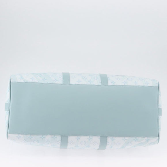 LOUIS VUITTON Monogram Aqua Garden Keepall Bandouliere 50 M22570 LV Auth 44063SM