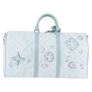 LOUIS VUITTON Monogram Aqua Garden Keepall Bandouliere 50 M22570 LV Auth 44063SM-13